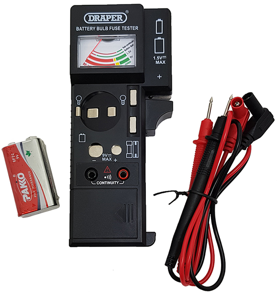 Battery Bulb Fuse And Continuity Tester BBFC2 90478